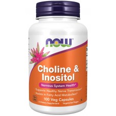 Choline & Inositol 500 mg Veg Capsules - Now Foods